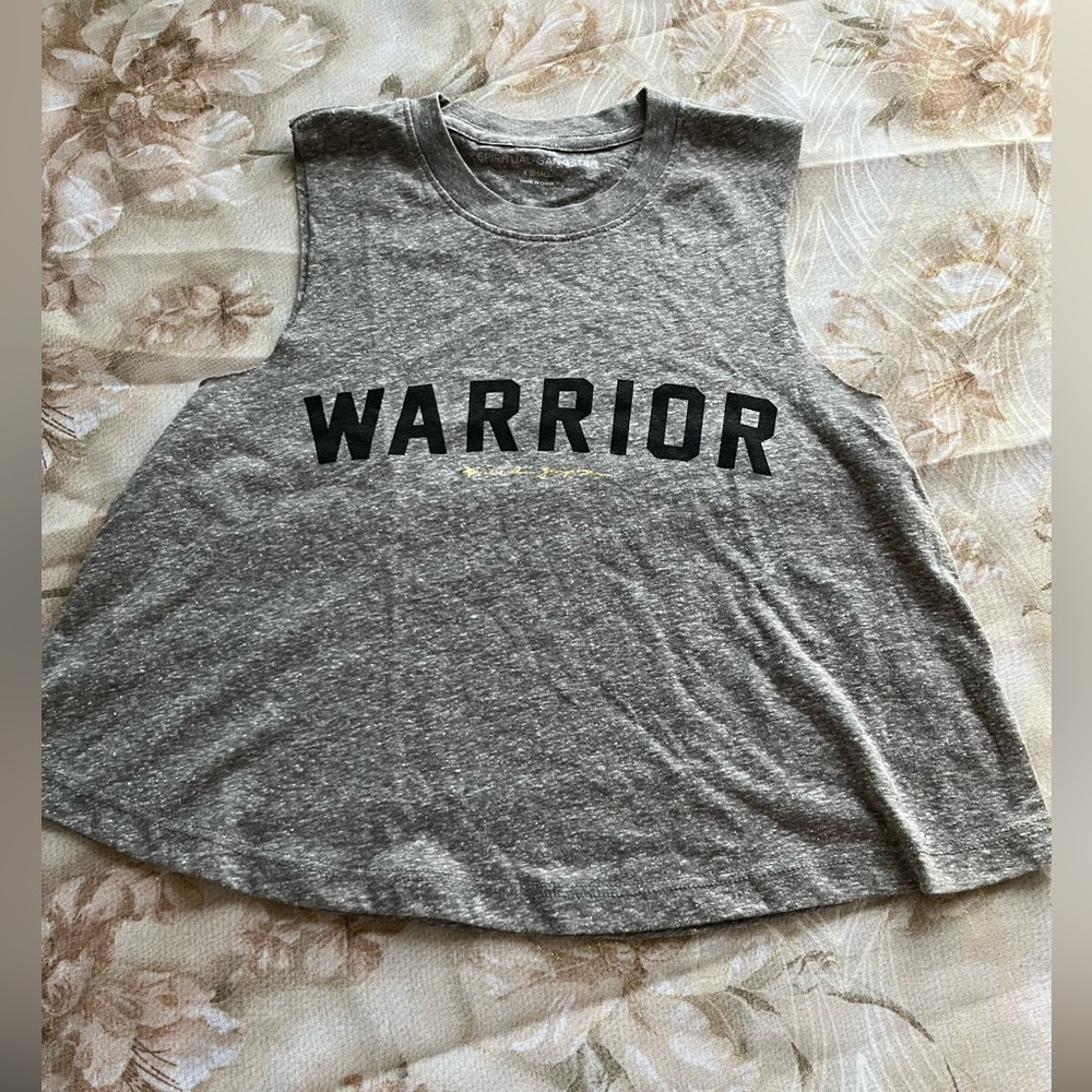 Spiritual Gangster Gray Warrior Muscle Tee